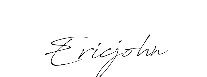 Ericjohn stylish signature style. Best Handwritten Sign (Antro_Vectra) for my name. Handwritten Signature Collection Ideas for my name Ericjohn. Ericjohn signature style 6 images and pictures png