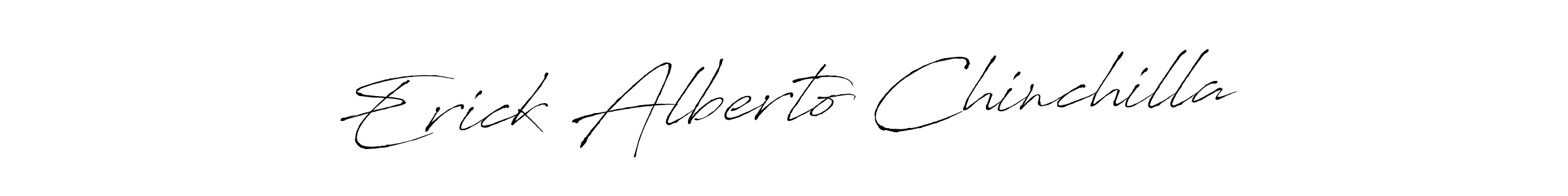 Use a signature maker to create a handwritten signature online. With this signature software, you can design (Antro_Vectra) your own signature for name Erick Alberto Chinchilla. Erick Alberto Chinchilla signature style 6 images and pictures png