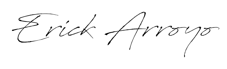 Practice writing Erick Arroyo with the flow of Antro_Vectra lettering. A fantastic source of inspiration for developing your personal signature style. Erick Arroyo signature style 6 images and pictures png