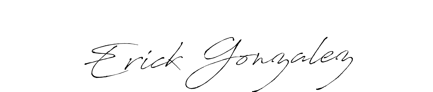 You should practise on your own different ways (Antro_Vectra) to write your name (Erick Gonzalez) in signature. don't let someone else do it for you. Erick Gonzalez signature style 6 images and pictures png