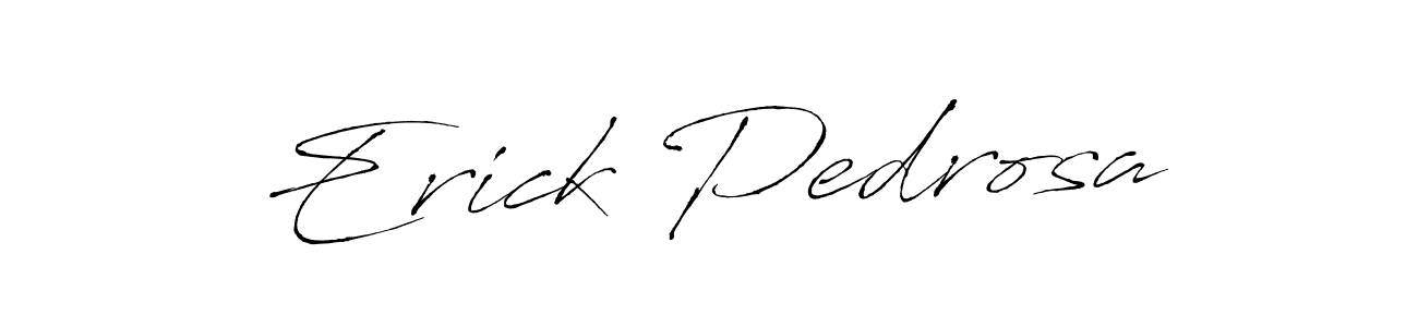 Also You can easily find your signature by using the search form. We will create Erick Pedrosa name handwritten signature images for you free of cost using Antro_Vectra sign style. Erick Pedrosa signature style 6 images and pictures png