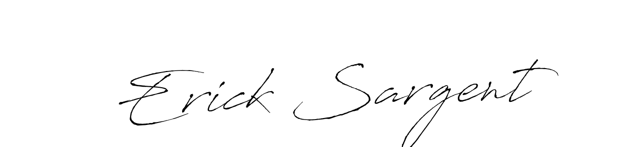 Make a short Erick Sargent signature style. Manage your documents anywhere anytime using Antro_Vectra. Create and add eSignatures, submit forms, share and send files easily. Erick Sargent signature style 6 images and pictures png