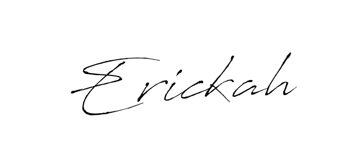 Once you've used our free online signature maker to create your best signature Antro_Vectra style, it's time to enjoy all of the benefits that Erickah name signing documents. Erickah signature style 6 images and pictures png