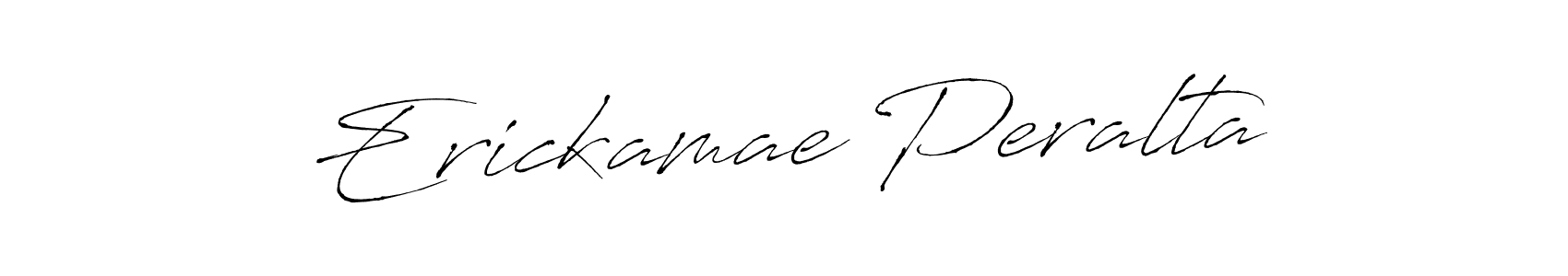 Also we have Erickamae Peralta name is the best signature style. Create professional handwritten signature collection using Antro_Vectra autograph style. Erickamae Peralta signature style 6 images and pictures png