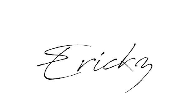 Create a beautiful signature design for name Erickz. With this signature (Antro_Vectra) fonts, you can make a handwritten signature for free. Erickz signature style 6 images and pictures png