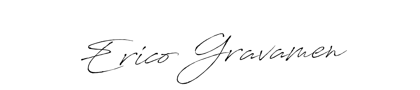 It looks lik you need a new signature style for name Erico Gravamen. Design unique handwritten (Antro_Vectra) signature with our free signature maker in just a few clicks. Erico Gravamen signature style 6 images and pictures png