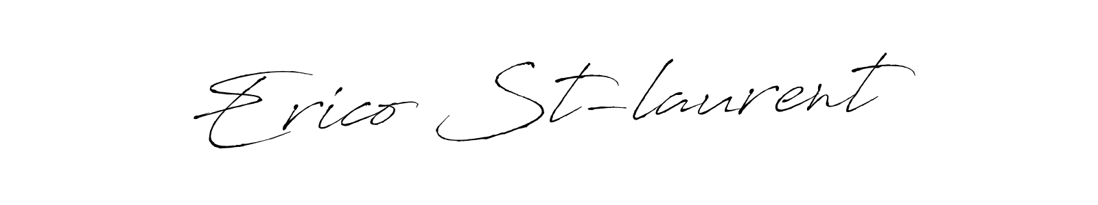 Make a beautiful signature design for name Erico St-laurent. With this signature (Antro_Vectra) style, you can create a handwritten signature for free. Erico St-laurent signature style 6 images and pictures png