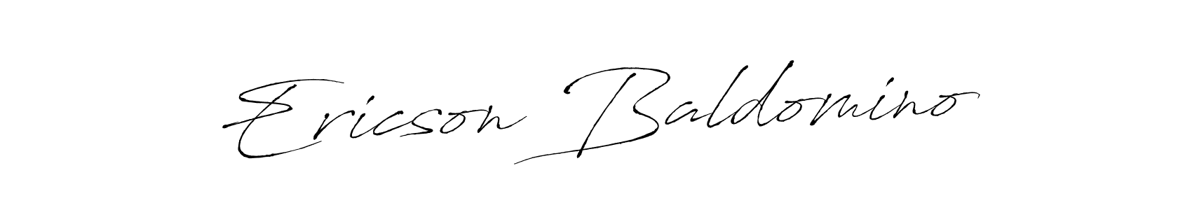 Ericson Baldomino stylish signature style. Best Handwritten Sign (Antro_Vectra) for my name. Handwritten Signature Collection Ideas for my name Ericson Baldomino. Ericson Baldomino signature style 6 images and pictures png