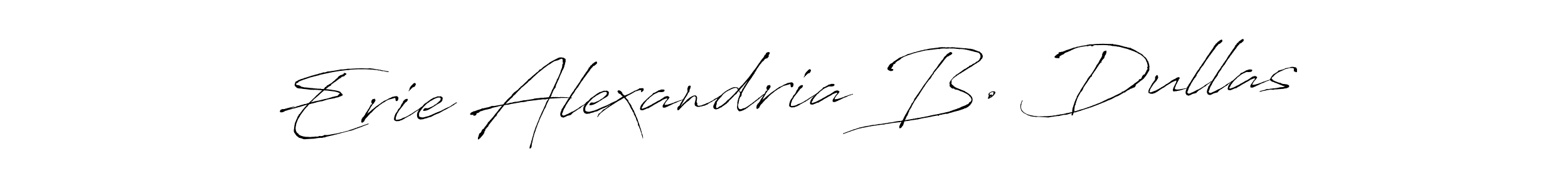 if you are searching for the best signature style for your name Erie Alexandria B. Dullas. so please give up your signature search. here we have designed multiple signature styles  using Antro_Vectra. Erie Alexandria B. Dullas signature style 6 images and pictures png