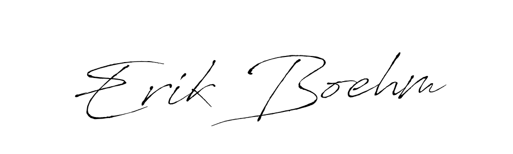 Create a beautiful signature design for name Erik Boehm. With this signature (Antro_Vectra) fonts, you can make a handwritten signature for free. Erik Boehm signature style 6 images and pictures png