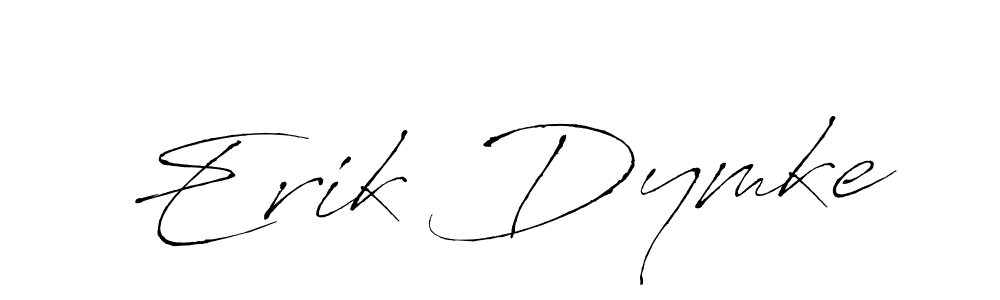 Make a beautiful signature design for name Erik Dymke. With this signature (Antro_Vectra) style, you can create a handwritten signature for free. Erik Dymke signature style 6 images and pictures png