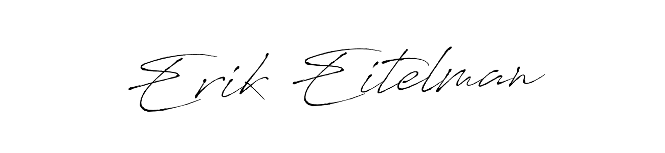 The best way (Antro_Vectra) to make a short signature is to pick only two or three words in your name. The name Erik Eitelman include a total of six letters. For converting this name. Erik Eitelman signature style 6 images and pictures png