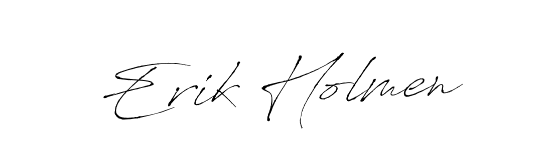 Antro_Vectra is a professional signature style that is perfect for those who want to add a touch of class to their signature. It is also a great choice for those who want to make their signature more unique. Get Erik Holmen name to fancy signature for free. Erik Holmen signature style 6 images and pictures png