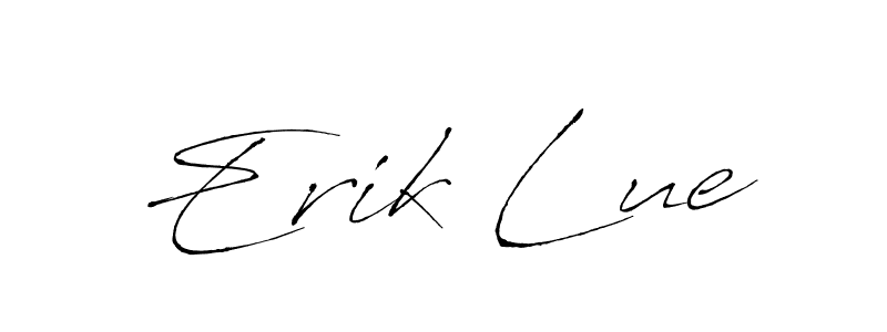 Create a beautiful signature design for name Erik Lue. With this signature (Antro_Vectra) fonts, you can make a handwritten signature for free. Erik Lue signature style 6 images and pictures png