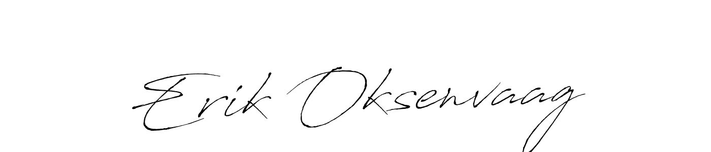 Erik Oksenvaag stylish signature style. Best Handwritten Sign (Antro_Vectra) for my name. Handwritten Signature Collection Ideas for my name Erik Oksenvaag. Erik Oksenvaag signature style 6 images and pictures png