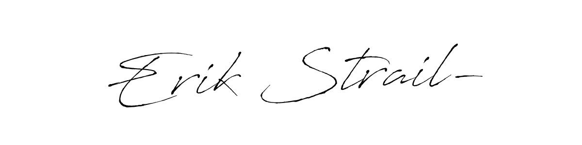 How to Draw Erik Strail- signature style? Antro_Vectra is a latest design signature styles for name Erik Strail-. Erik Strail- signature style 6 images and pictures png