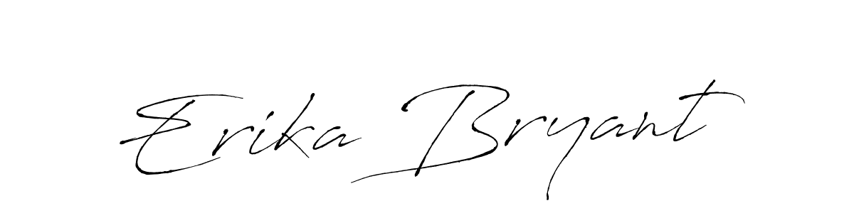 Erika Bryant stylish signature style. Best Handwritten Sign (Antro_Vectra) for my name. Handwritten Signature Collection Ideas for my name Erika Bryant. Erika Bryant signature style 6 images and pictures png