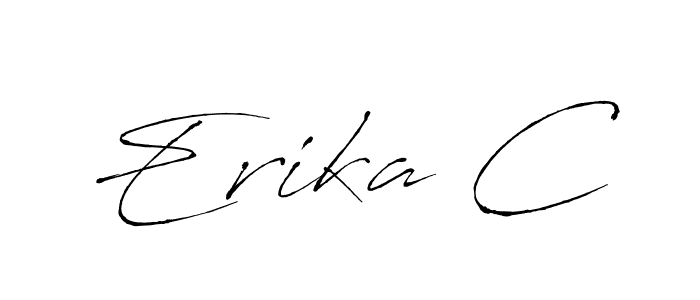 Best and Professional Signature Style for Erika C. Antro_Vectra Best Signature Style Collection. Erika C signature style 6 images and pictures png