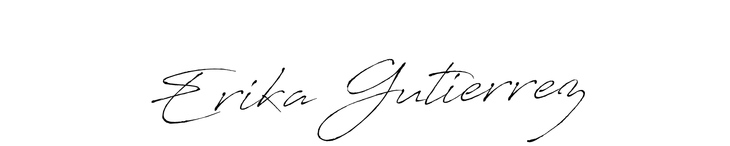 Use a signature maker to create a handwritten signature online. With this signature software, you can design (Antro_Vectra) your own signature for name Erika Gutierrez. Erika Gutierrez signature style 6 images and pictures png