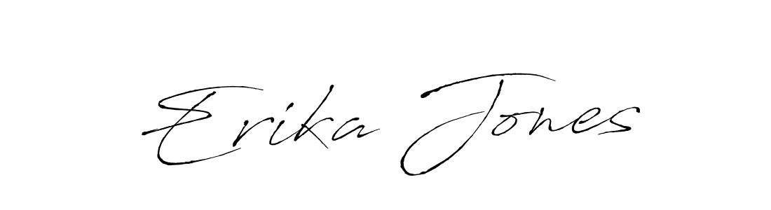 How to make Erika Jones signature? Antro_Vectra is a professional autograph style. Create handwritten signature for Erika Jones name. Erika Jones signature style 6 images and pictures png