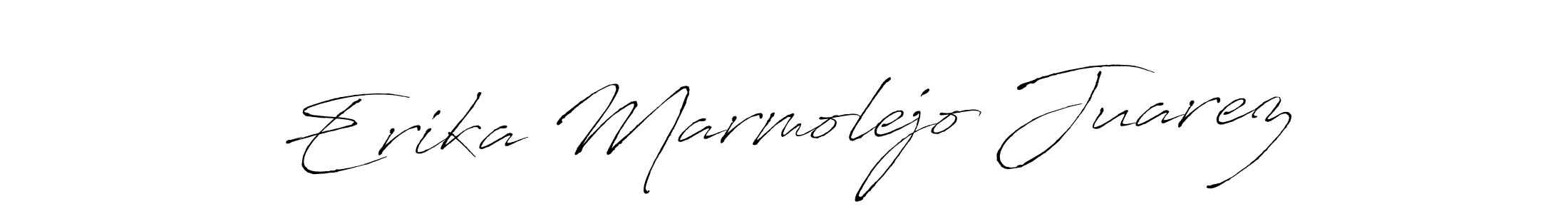 Design your own signature with our free online signature maker. With this signature software, you can create a handwritten (Antro_Vectra) signature for name Erika Marmolejo Juarez. Erika Marmolejo Juarez signature style 6 images and pictures png