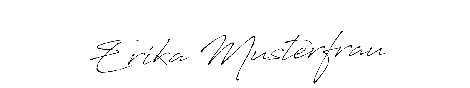 How to make Erika Musterfrau name signature. Use Antro_Vectra style for creating short signs online. This is the latest handwritten sign. Erika Musterfrau signature style 6 images and pictures png
