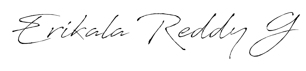 Here are the top professional signature styles for the name Erikala Reddy G. These are the best autograph styles you can use for your name. Erikala Reddy G signature style 6 images and pictures png