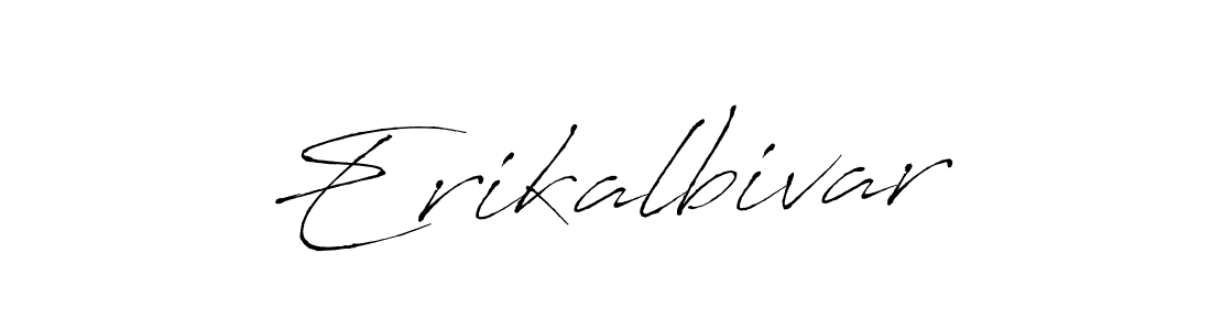 Use a signature maker to create a handwritten signature online. With this signature software, you can design (Antro_Vectra) your own signature for name Erikalbivar. Erikalbivar signature style 6 images and pictures png