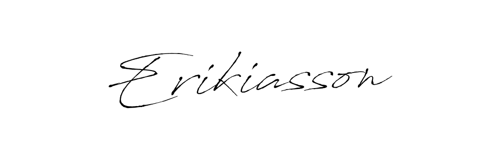 You should practise on your own different ways (Antro_Vectra) to write your name (Erikiasson) in signature. don't let someone else do it for you. Erikiasson signature style 6 images and pictures png