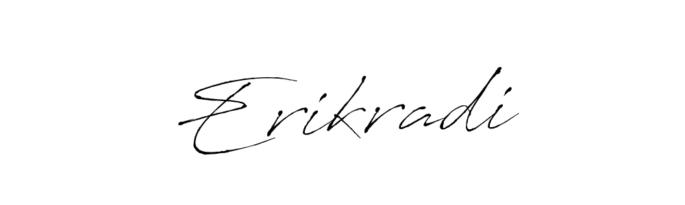 Use a signature maker to create a handwritten signature online. With this signature software, you can design (Antro_Vectra) your own signature for name ErikradiĆ. ErikradiĆ signature style 6 images and pictures png