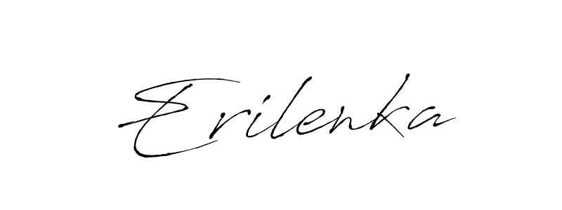 You should practise on your own different ways (Antro_Vectra) to write your name (Erilenka) in signature. don't let someone else do it for you. Erilenka signature style 6 images and pictures png