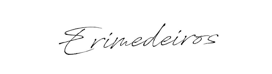 Use a signature maker to create a handwritten signature online. With this signature software, you can design (Antro_Vectra) your own signature for name Erimedeiros. Erimedeiros signature style 6 images and pictures png