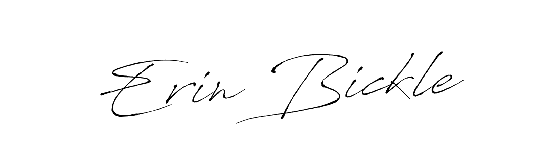 Create a beautiful signature design for name Erin Bickle. With this signature (Antro_Vectra) fonts, you can make a handwritten signature for free. Erin Bickle signature style 6 images and pictures png