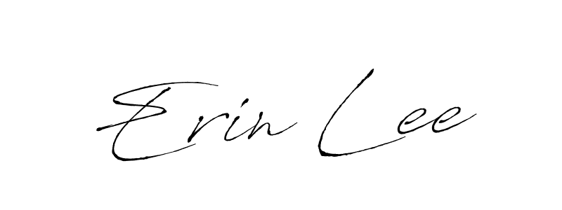 Use a signature maker to create a handwritten signature online. With this signature software, you can design (Antro_Vectra) your own signature for name Erin Lee. Erin Lee signature style 6 images and pictures png