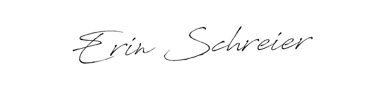 Similarly Antro_Vectra is the best handwritten signature design. Signature creator online .You can use it as an online autograph creator for name Erin Schreier. Erin Schreier signature style 6 images and pictures png
