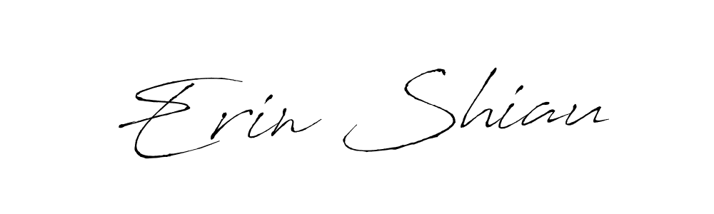 Also we have Erin Shiau name is the best signature style. Create professional handwritten signature collection using Antro_Vectra autograph style. Erin Shiau signature style 6 images and pictures png