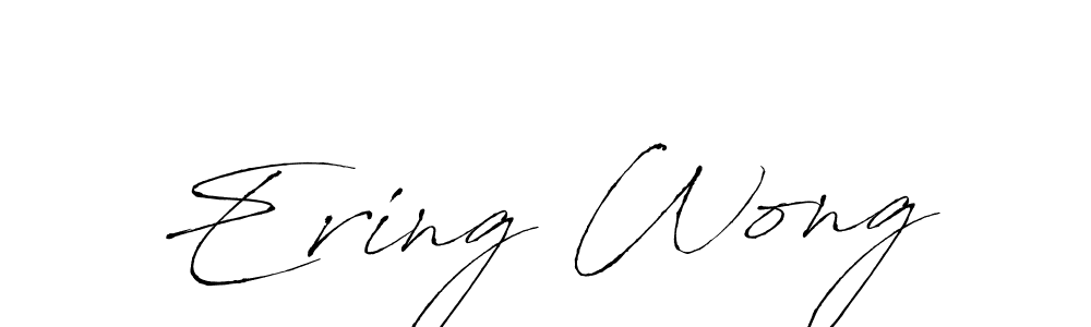 Once you've used our free online signature maker to create your best signature Antro_Vectra style, it's time to enjoy all of the benefits that Ering Wong name signing documents. Ering Wong signature style 6 images and pictures png