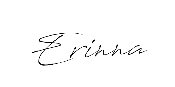 Similarly Antro_Vectra is the best handwritten signature design. Signature creator online .You can use it as an online autograph creator for name Erinna. Erinna signature style 6 images and pictures png