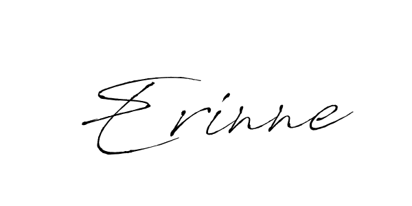 Create a beautiful signature design for name Erinne. With this signature (Antro_Vectra) fonts, you can make a handwritten signature for free. Erinne signature style 6 images and pictures png