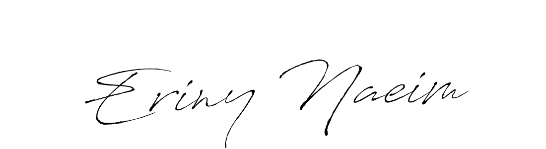 How to make Eriny Naeim signature? Antro_Vectra is a professional autograph style. Create handwritten signature for Eriny Naeim name. Eriny Naeim signature style 6 images and pictures png