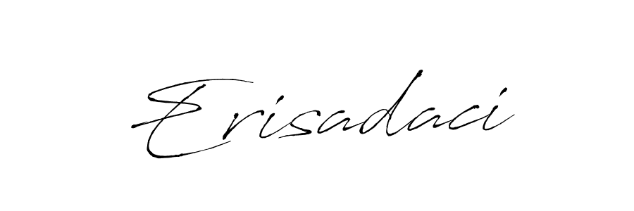 How to make Erisadaci name signature. Use Antro_Vectra style for creating short signs online. This is the latest handwritten sign. Erisadaci signature style 6 images and pictures png