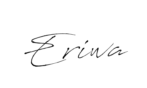 Similarly Antro_Vectra is the best handwritten signature design. Signature creator online .You can use it as an online autograph creator for name Eriwa. Eriwa signature style 6 images and pictures png