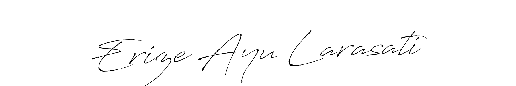 Once you've used our free online signature maker to create your best signature Antro_Vectra style, it's time to enjoy all of the benefits that Erize Ayu Larasati name signing documents. Erize Ayu Larasati signature style 6 images and pictures png