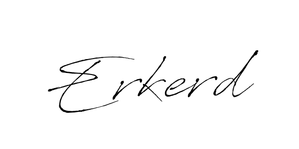 Erkerd stylish signature style. Best Handwritten Sign (Antro_Vectra) for my name. Handwritten Signature Collection Ideas for my name Erkerd. Erkerd signature style 6 images and pictures png