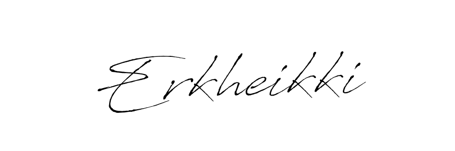 if you are searching for the best signature style for your name Erkheikki. so please give up your signature search. here we have designed multiple signature styles  using Antro_Vectra. Erkheikki signature style 6 images and pictures png