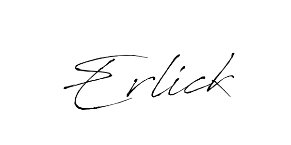 Similarly Antro_Vectra is the best handwritten signature design. Signature creator online .You can use it as an online autograph creator for name Erlick. Erlick signature style 6 images and pictures png