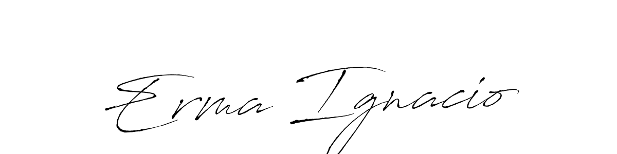 It looks lik you need a new signature style for name Erma Ignacio. Design unique handwritten (Antro_Vectra) signature with our free signature maker in just a few clicks. Erma Ignacio signature style 6 images and pictures png