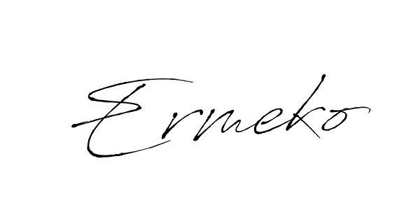 This is the best signature style for the Ermeko name. Also you like these signature font (Antro_Vectra). Mix name signature. Ermeko signature style 6 images and pictures png