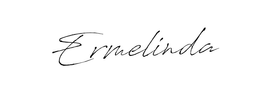 Create a beautiful signature design for name Ermelinda. With this signature (Antro_Vectra) fonts, you can make a handwritten signature for free. Ermelinda signature style 6 images and pictures png