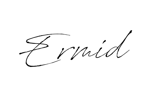 Design your own signature with our free online signature maker. With this signature software, you can create a handwritten (Antro_Vectra) signature for name Ermid. Ermid signature style 6 images and pictures png